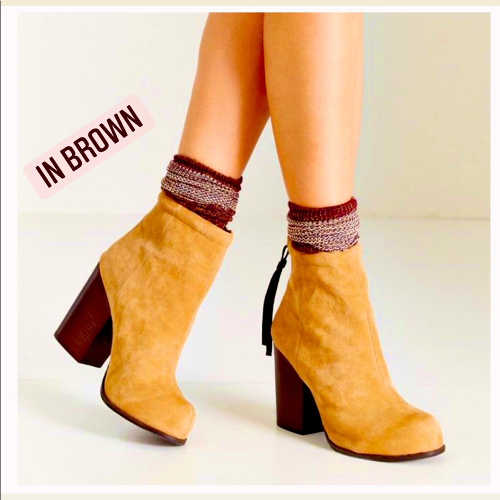 Jeffrey Campbell Brown Heeled Boots